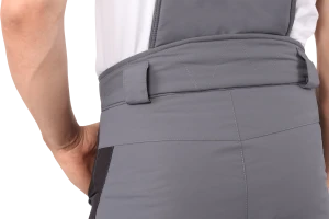 Брюки мужские ХАЙ-ТЕК от пониженных температур воздуха и ветра, механических воздействий и ОПЗ, серый/черный Брю 307