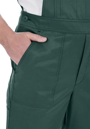 Костюм мужской ТЕХНИК 2 от механических воздействий и ОПЗ (куртка, полукомбинезон), темно-зелёный/черный