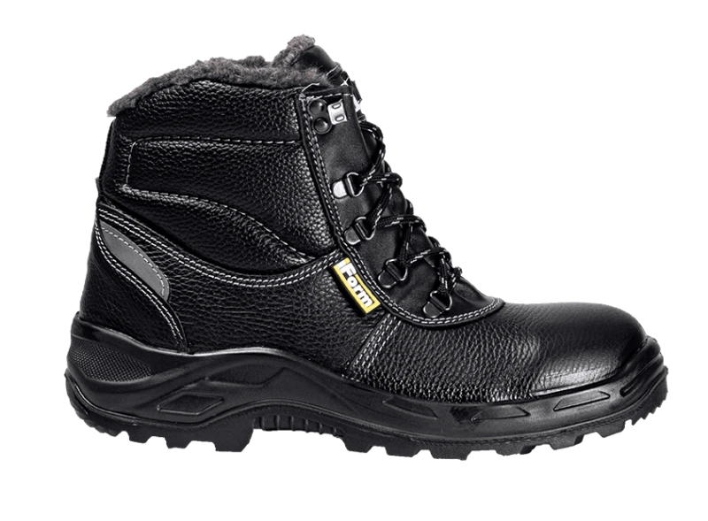 Ботинки TURBO с КП шерст. мех, хромовые ПУ/нитрил (Бот. 115)