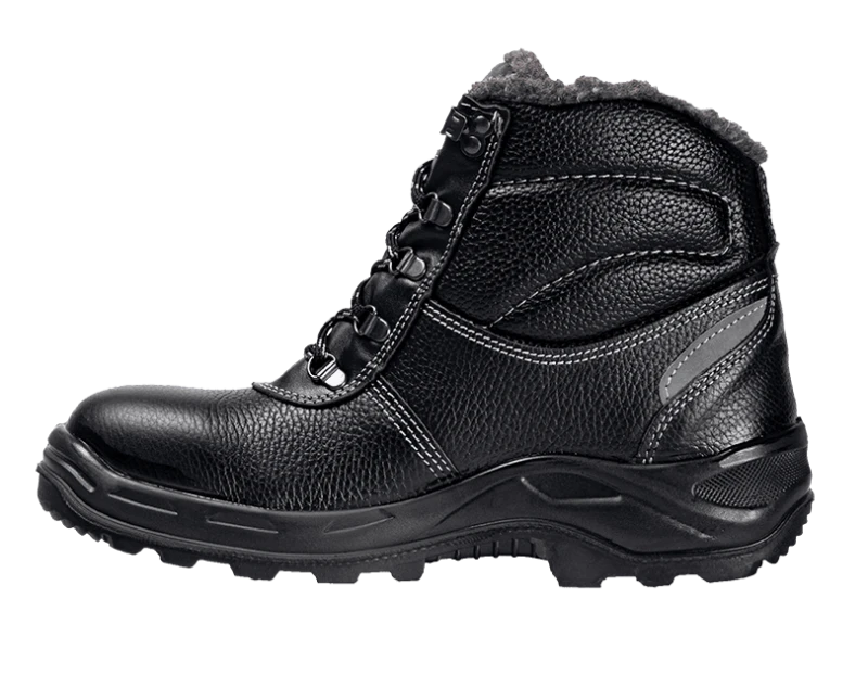 Ботинки TURBO с КП шерст. мех, хромовые ПУ/нитрил (Бот. 115)