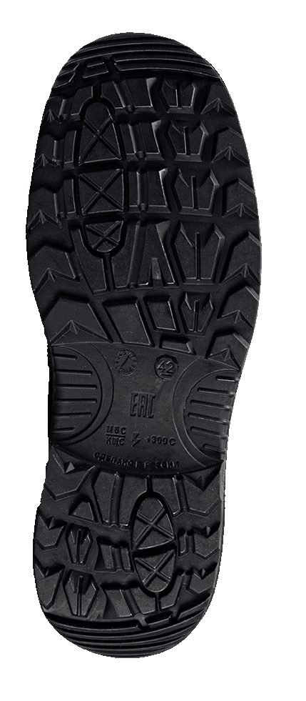 Ботинки TURBO с КП шерст. мех, хромовые ПУ/нитрил (Бот. 115)