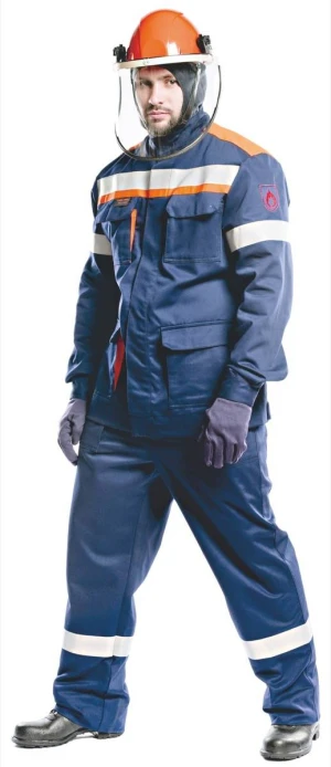 Костюм 31 кал/см2 из огнезащитной ткани WORKER,(Куртка+брюки) СП02-Л IV