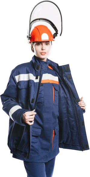 Куртка - накидка 52  кал/см2 из огнезащитной ткани WORKER СПн09-ДV