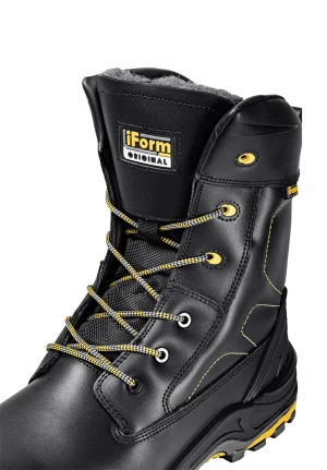 Ботинки iForm® ORIGINAL (ОРИДЖИНАЛ) высокий берец с КП и КС шерс мех, кожаные ПУ/нитрил
