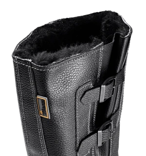 Сапоги TURBO высокие с КП и КС нат. мех, хромовые, ПУ/нитрил (м.60КПКСН)