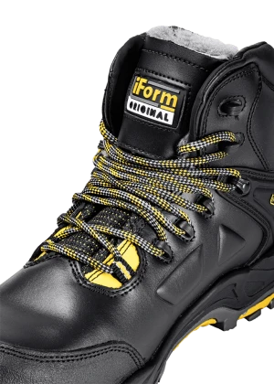 Ботинки iForm® ORIGINAL DIAMOND GRIP (ОРИДЖИНАЛ ДАЙМОНД ГРИП) с КП  и КС нат мех., кожаные ПУ/нитрил