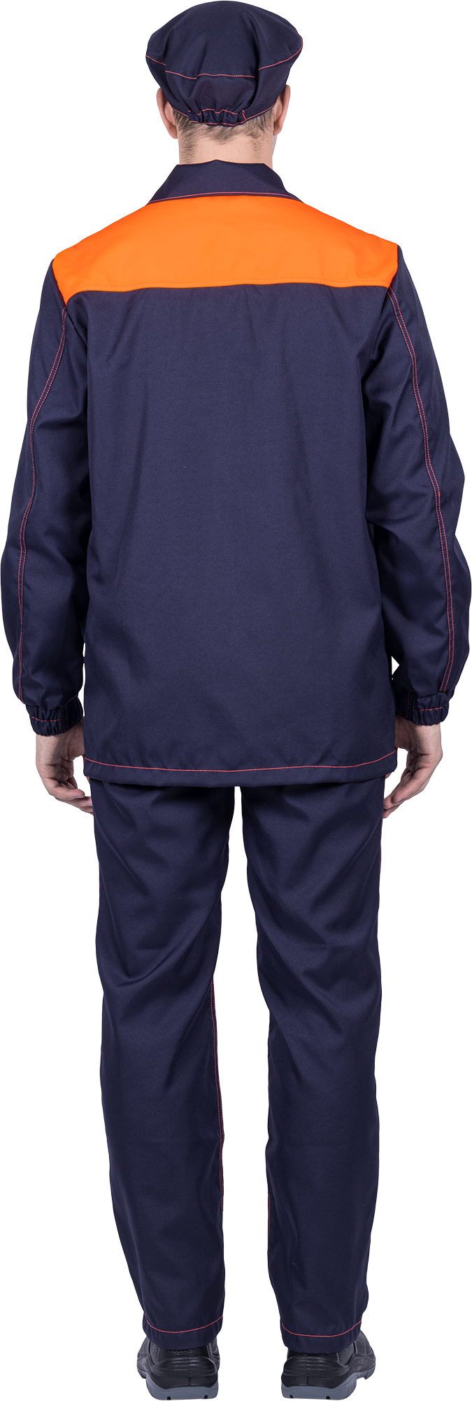 Костюм мужской ХИМОС (куртка, брюки, берет) от растворов кислот и щелочей, механических воздействий