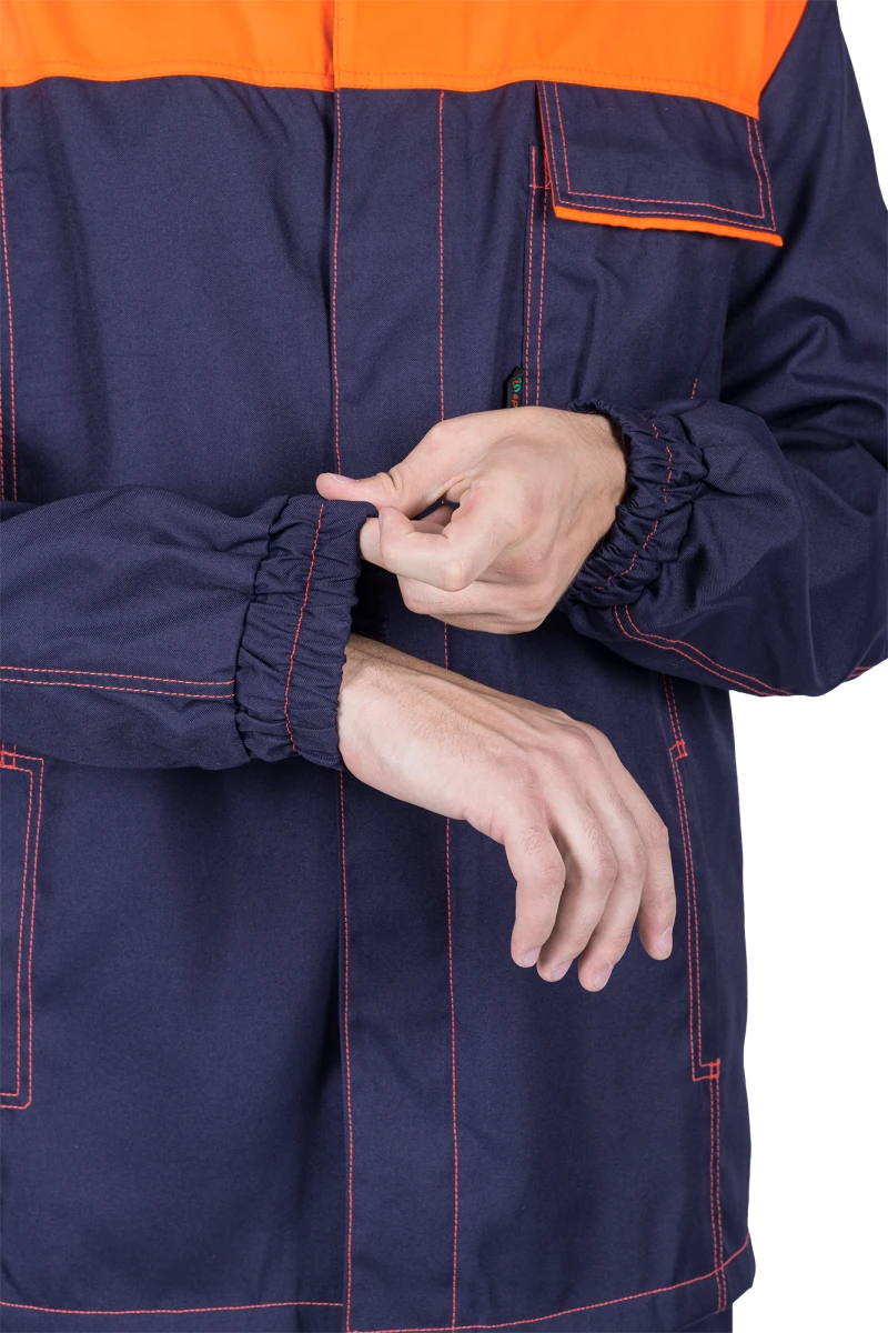 Костюм мужской ХИМОС (куртка, брюки, берет) от растворов кислот и щелочей, механических воздействий