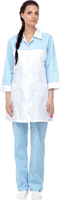 Костюм БИОРИТМ, белый-св/голубой